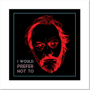 Žižek - I would prefer not to Posters and Art